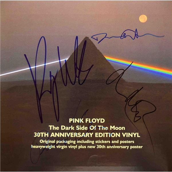 Pink Floyd Band Signed record insert sticker