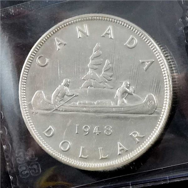 CANADA - $1 1948 Key-date CCCS MS-60