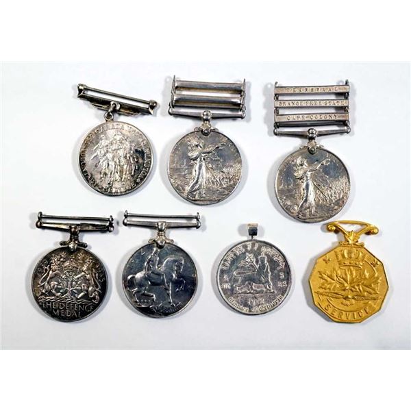 MONDIAL - Lot de 7 mEdailles militaires 1901-1972