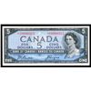 Image 1 : CANADA - $5 1954 modifie - Remplacement petit nombre - PMG-65
