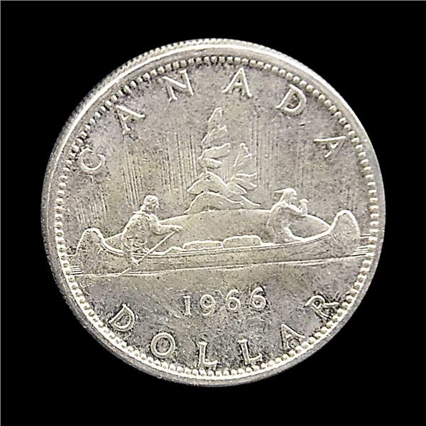 CANADA - $1 1966 MS-65 ICCS large beads