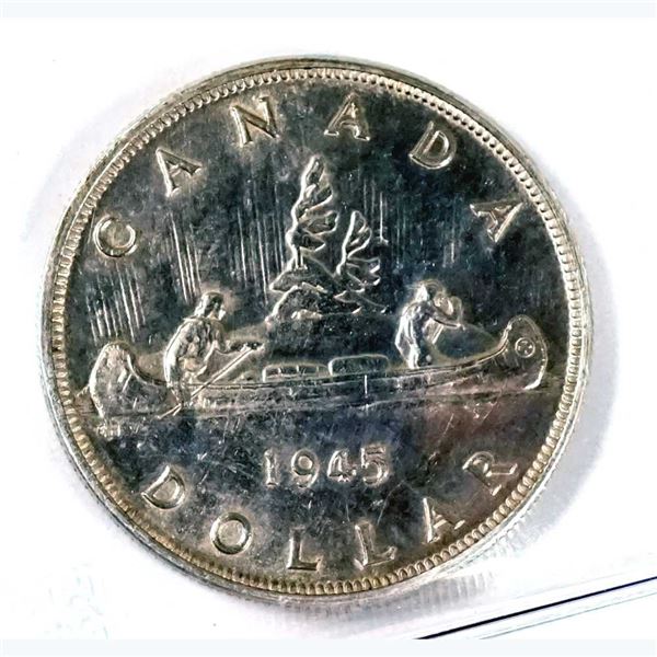 CANADA - 1$ 1945 5/5 - AU-UNC