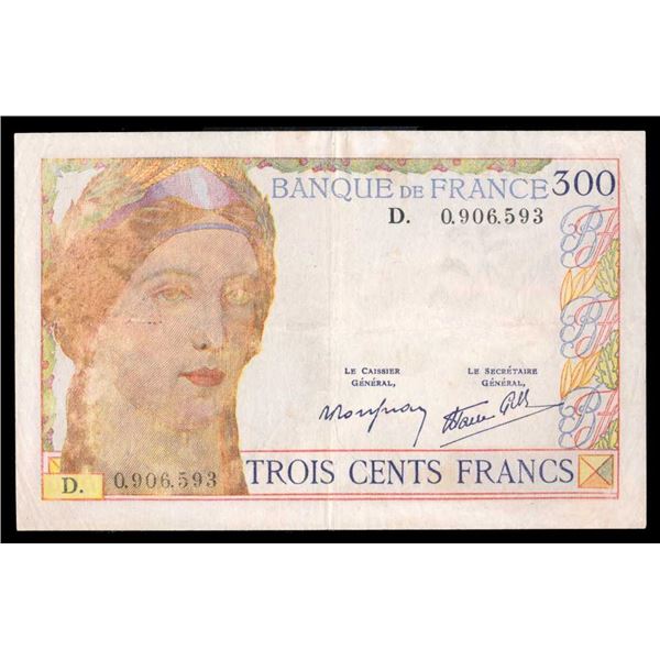 FRANCE - 300 francs 1938 Fine