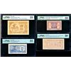 Image 1 : VIETNAM - Lot de 4 billets certifies PMG
