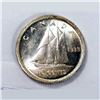 Image 1 : CANADA - 10 cents 1939 double 193 CCCS MS-64