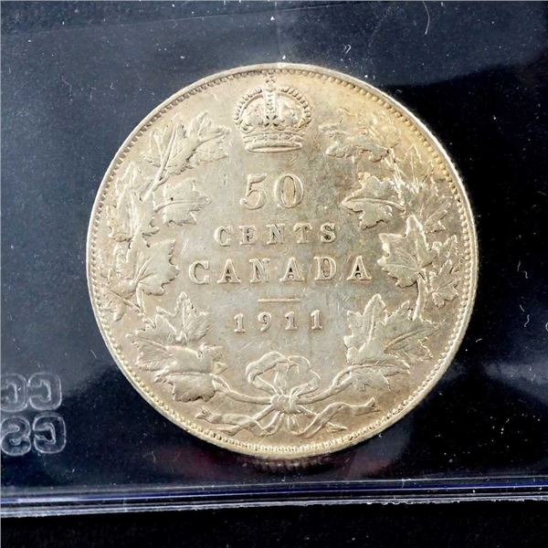 CANADA - 50 cents 1911 CCCS VF-20