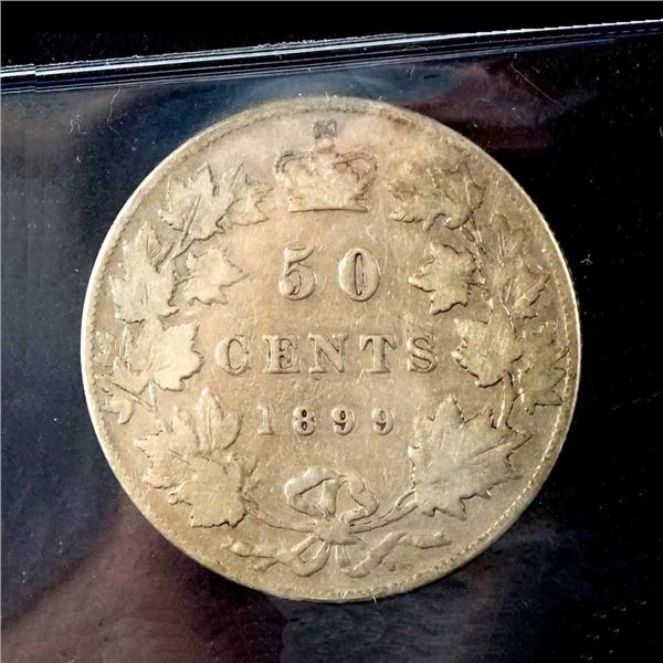 CANADA - 50 cents 1899 Large 9 - CCCS VG-10