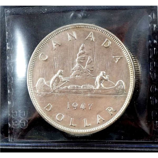 CANADA - $1 1947 Blunt 7 CCCS MS-60