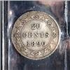 Image 1 : TERRE-NEUVE - 20 cents 1890 EF-40 ICCS