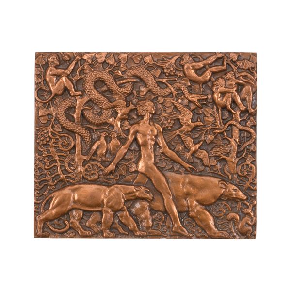 FRANCE - Delamarre, Raymond (1890-1986) MEdaille Art DEco, Mowgli, Le livre de la jungle