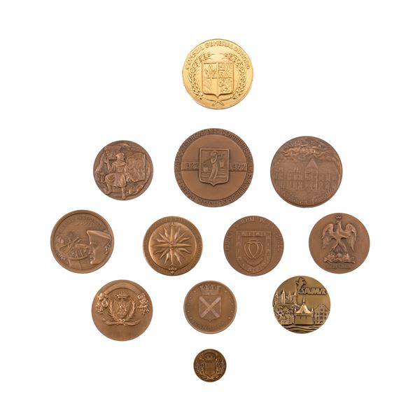 FRANCE - Lot de mEdailles en bronze