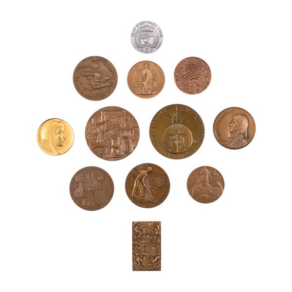 FRANCE - Lot de mEdailles en bronze