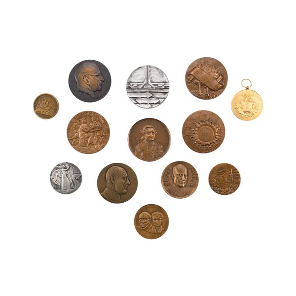 FRANCE - Lot de mEdailles en bronze