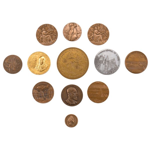 FRANCE - Lot de mEdailles en bronze