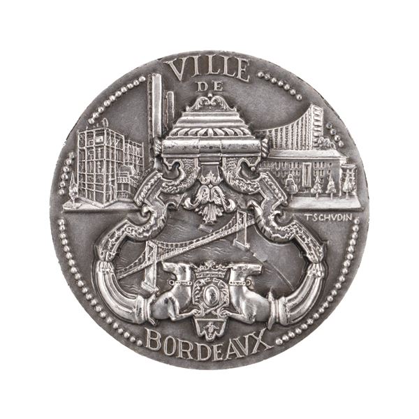 FRANCE - MEdaille en argent, ville de Bordeaux