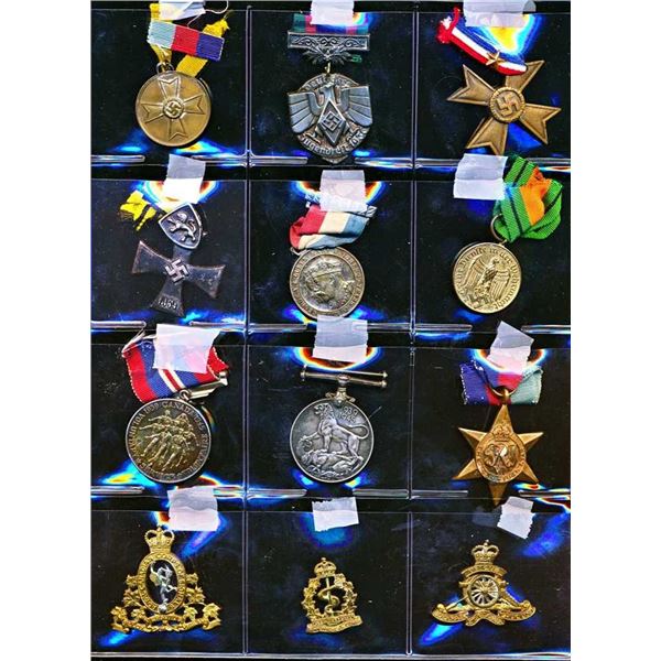 WWII + Autres mEdailles et insignes