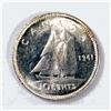 Image 1 : CANADA - 10 cents 1941 CCCS MS-64