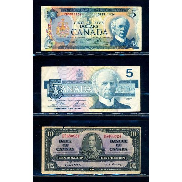 CANADA / USA - Ensemble de 27 billets 1900-2009