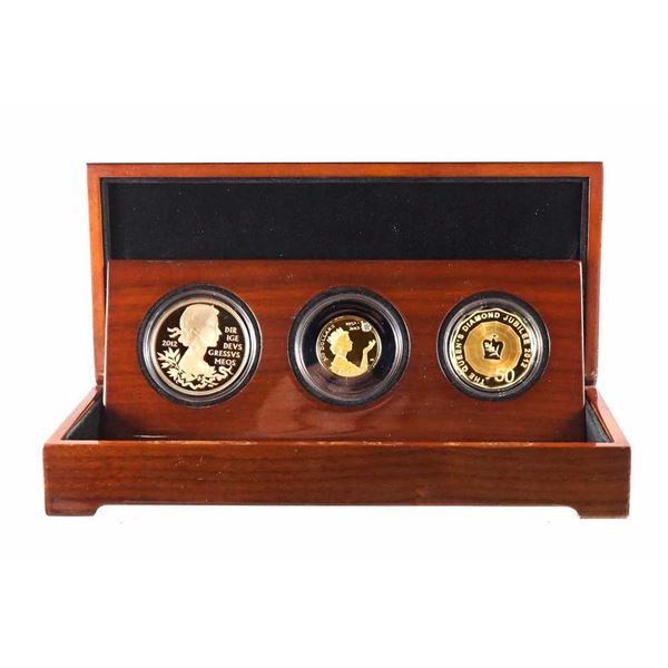 GRANDE BRETAGNE - Ensemble royal de monnaies d'or 2012