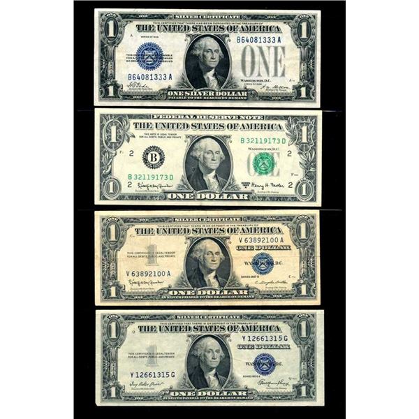 USA - Lot de 13 billets "Small size" 1928-1976