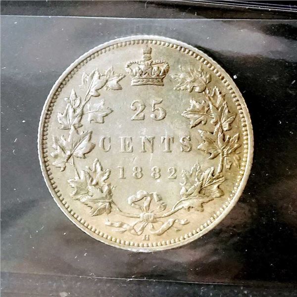 CANADA - 25 cents 1882-H - VF ++