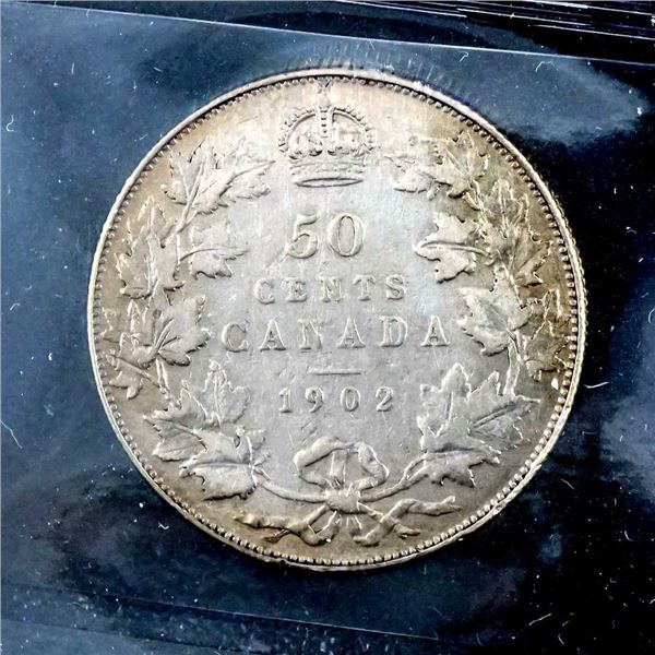 CANADA - 50 cents 1902 - F-VF