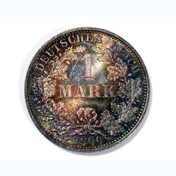 ALLEMAGNE - 1900 A 1 Mark KM# 14 UNC