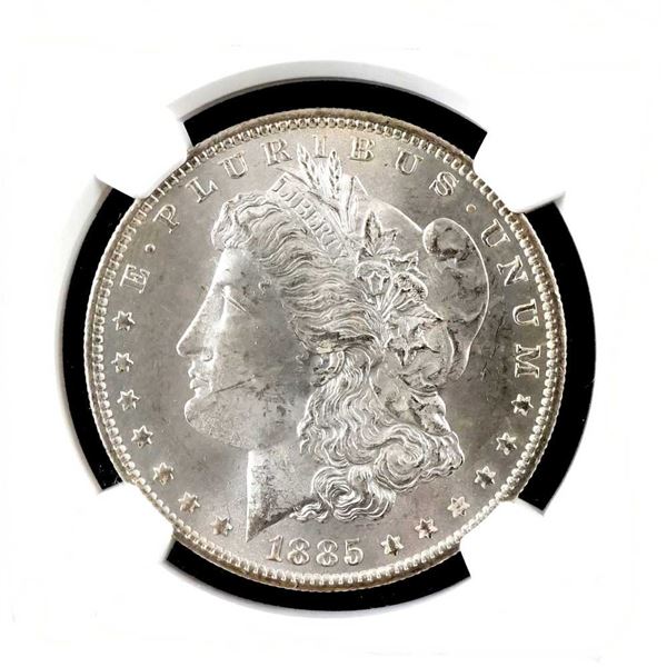 USA - $1 Morgan 1885-O NGC MS-64