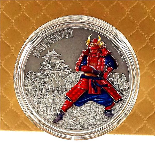 NIUE - $2 2016 Guerriers de l'histoire - Samurai