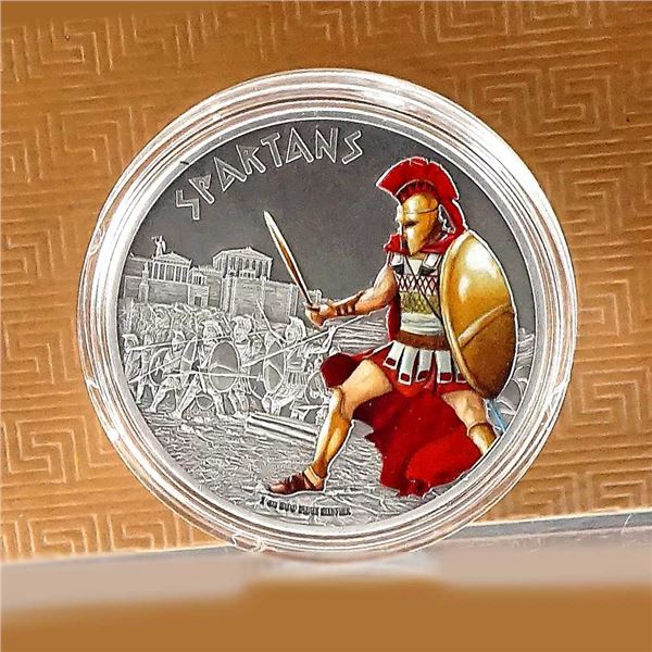 NIUE - $2 2017 Guerriers de l'histoire - Spartans