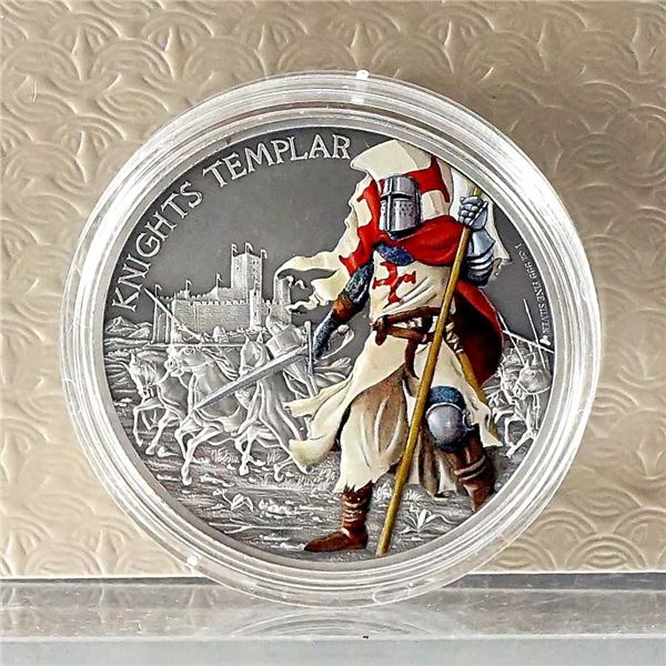 NIUE - $2 2017 Guerriers de l'histoire - Chevaliers Templiers