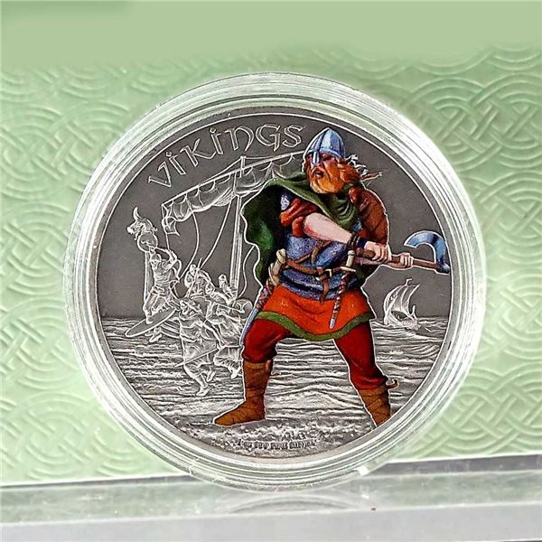 NIUE - $2 2017 Guerriers de l'histoire - Vikings