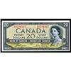 Image 1 : CANADA - 20 dollars 1954 Devil's Face Coyne Towers BC-33a BCS VF-25