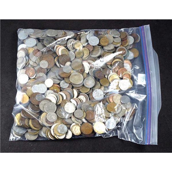 MONDE - Lot de 5lbs de monnaies du Monde