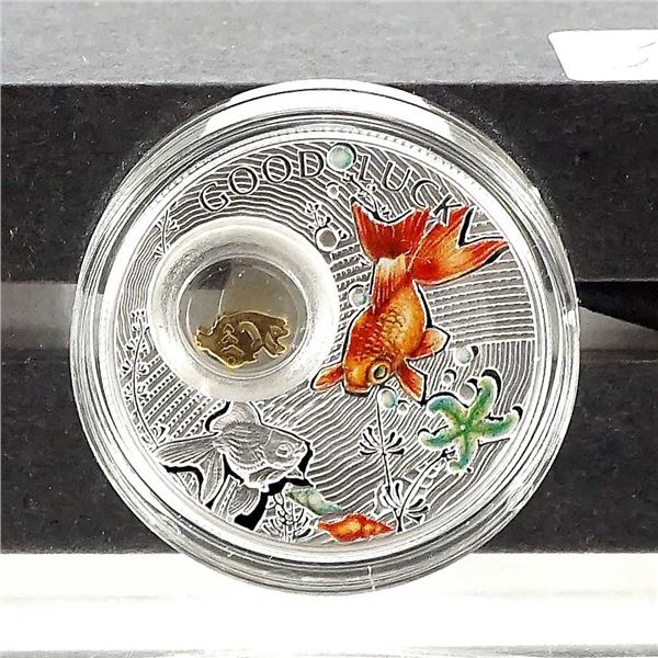 NIUE - $1 2014 Symboles de chance - Poisson rouge