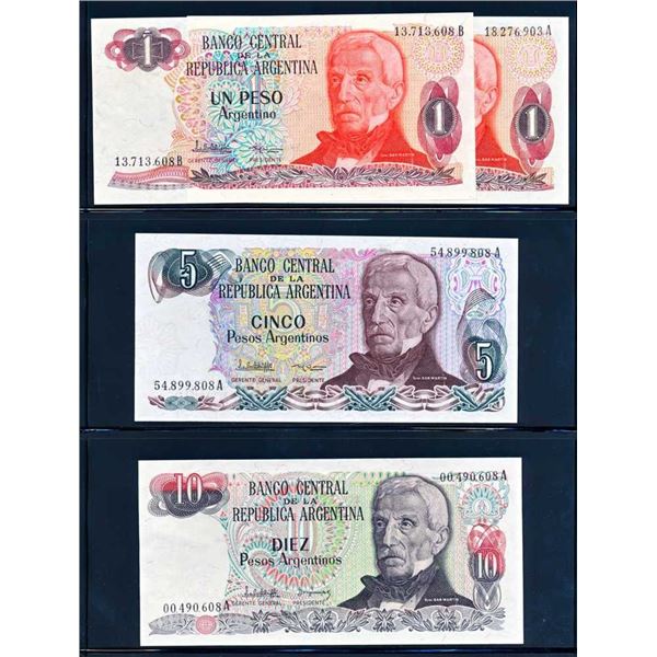 ARGENTINE - Lot de 28 billets diffErents