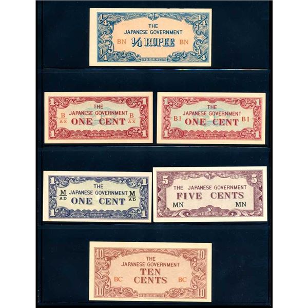 ASIE - Lot de 26 billets diffErents