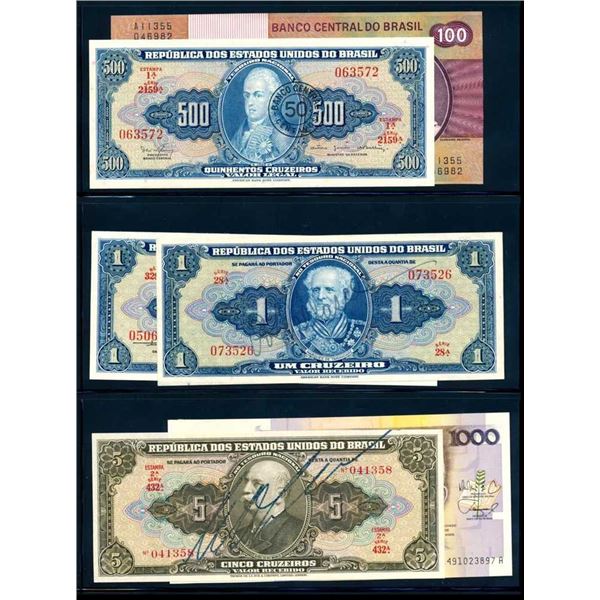 BRESIL - Lot de 29 billets diffErents