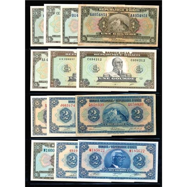 CARAIBES - Lot de 27 billets diffErents