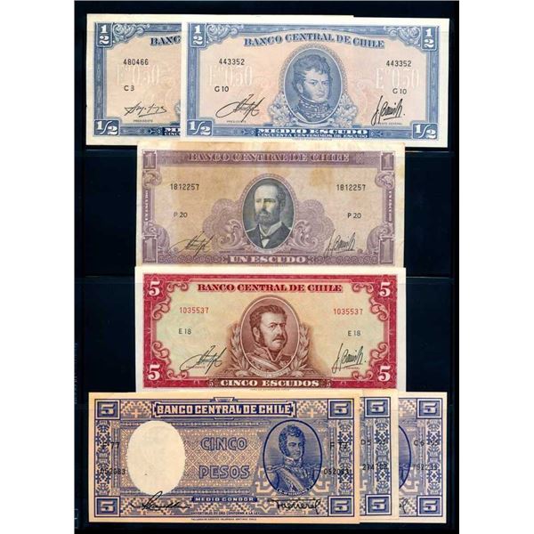 CHILI - Lot de 21 billets diffErents