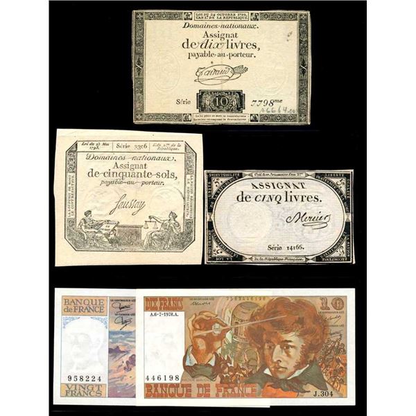 FRANCE - Lot de 24 billets diffErents