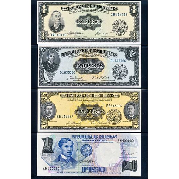 PHILIPPINES - Lot de 34 billets diffErents