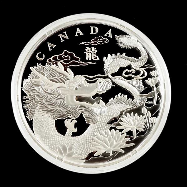 CANADA - $250 2012 1kg Pur argent "Annee du Dragon"