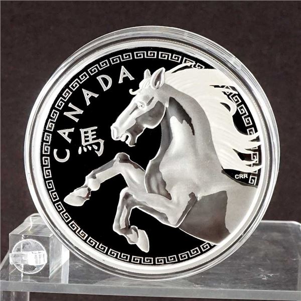 CANADA - $250 2014 1kg argent pur - Annee du Cheval