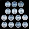 Image 1 : CANADA - Ensemble complet des Olympiades 1976 en argent (24 monnaies)