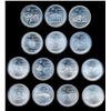 Image 3 : CANADA - Ensemble complet des Olympiades 1976 en argent (24 monnaies)