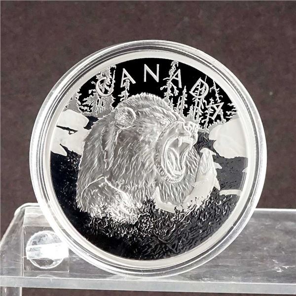 CANADA - $125 2019 500g argent pur - Grizzly