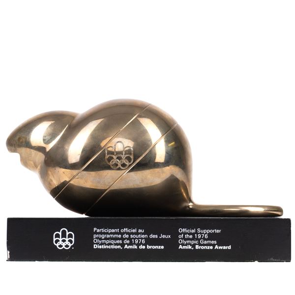 Jeux olympiques de Montreal, mascotte Amik de bronze
