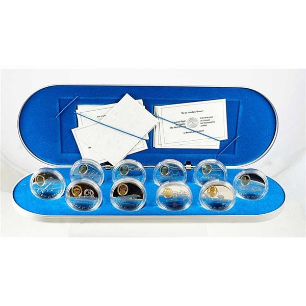 CANADA - 1990-1994 $20, Set complet Avion Commemoratives series 1