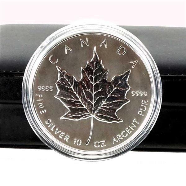 CANADA - $50 1998 10e anniversaire de la feuille d'erable en argent